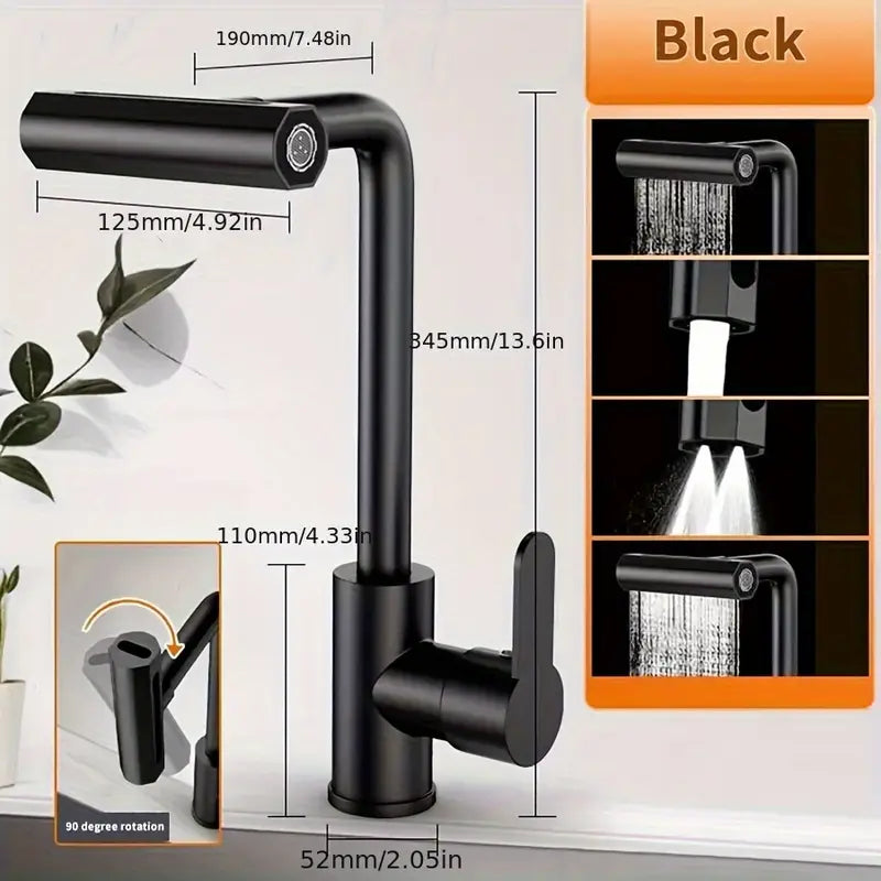 4-Mode Water Flow Sink Mixer – Premium Quality