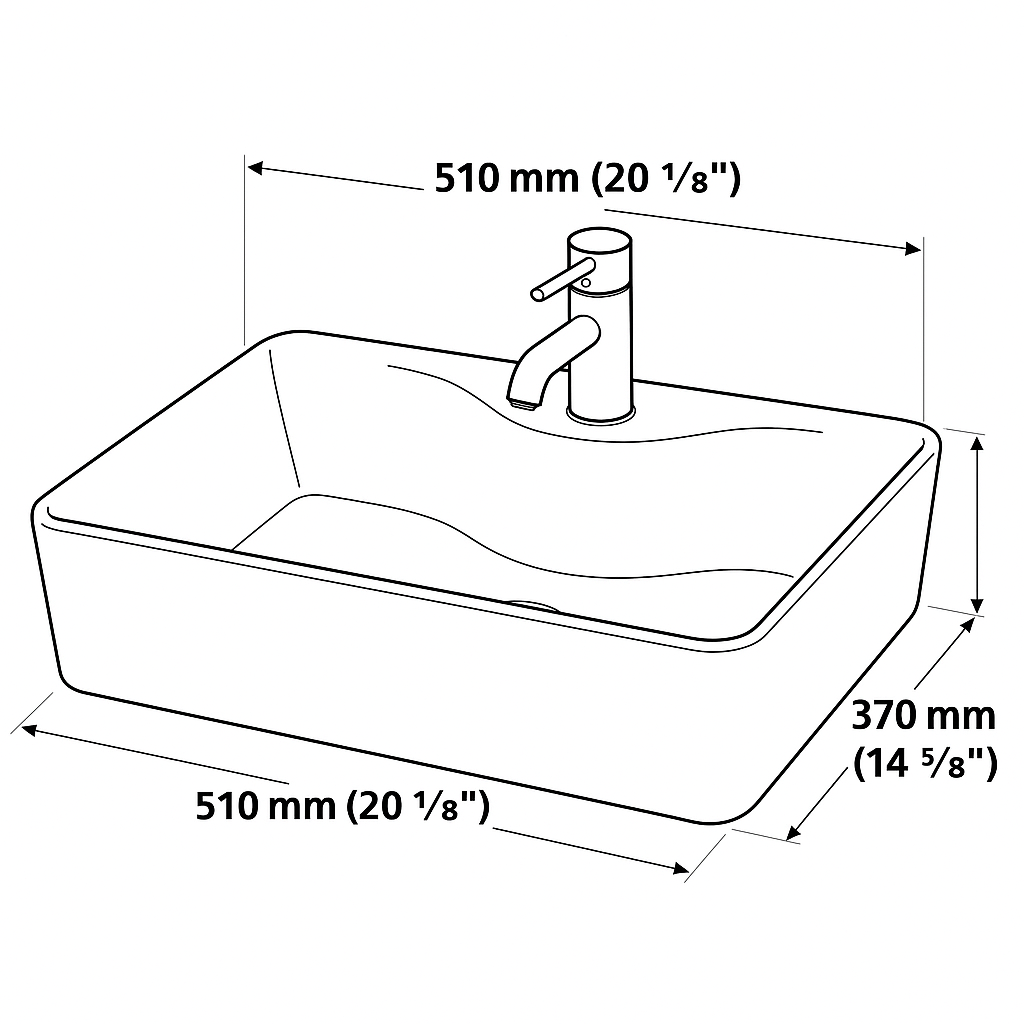 Vanity Basin - Classic - Premium Quality - Premium