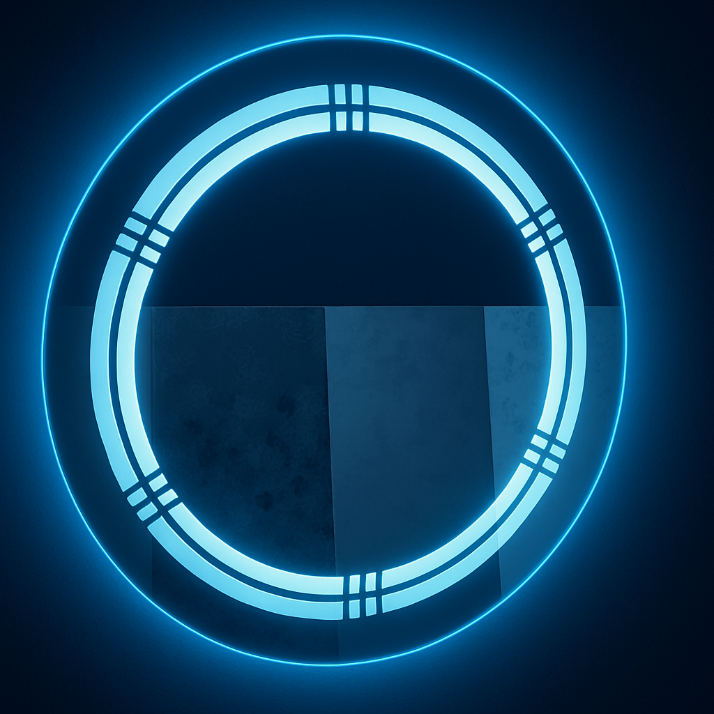 LED Light Mirror- Touch Sensor - 4mm Mirror 2x2 - Premium