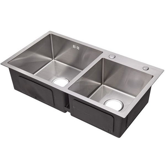 Kitchen Sink Double - SS  - 304 Grade- 18x32 - Premium Quality