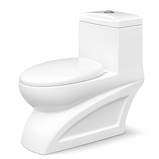 Commode - One Piece Curve - Modern - Premium Quality - 5 Years Warranty