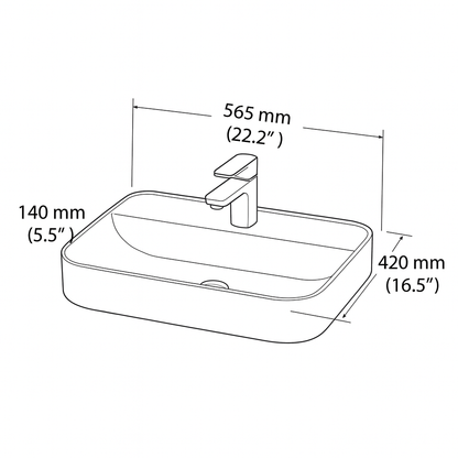 Vanity Basin - Oasis - Premium - 5 Years Warrenty