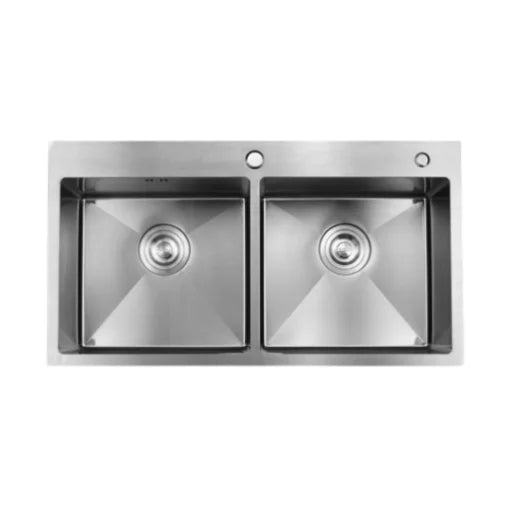 Kitchen Sink Double - SS  - 304 Grade- 18x32 - Premium Quality
